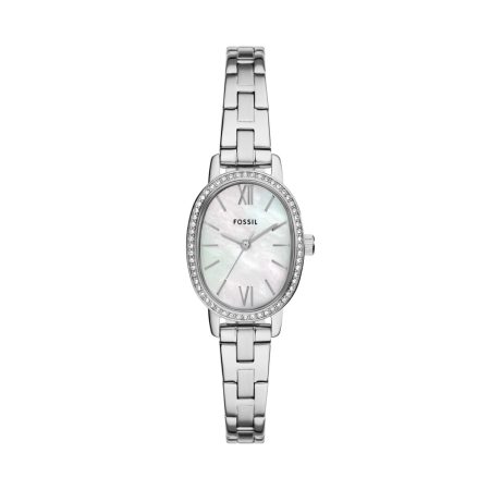 Fossil Penny Three-Hand Stainless Steel Watch official front view
