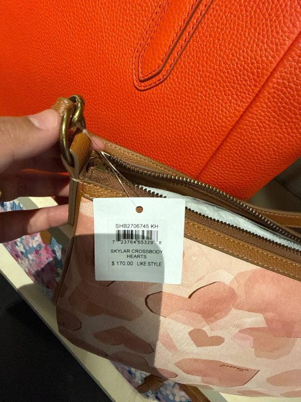 Fossil Skylar Crossbody Hearts Pink SHB2706745 product tag