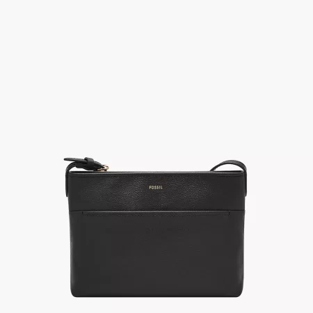 Fossil Phoebe Small Crossbody Black - Preorder