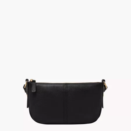 Fossil Jolie Leather Small Crossbody Black - Preorder