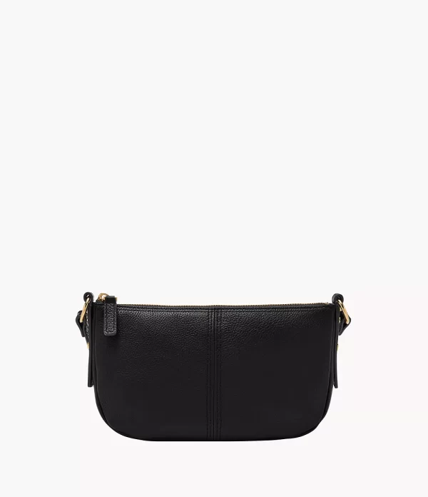 Fossil Jolie Leather Small Crossbody Black - Preorder