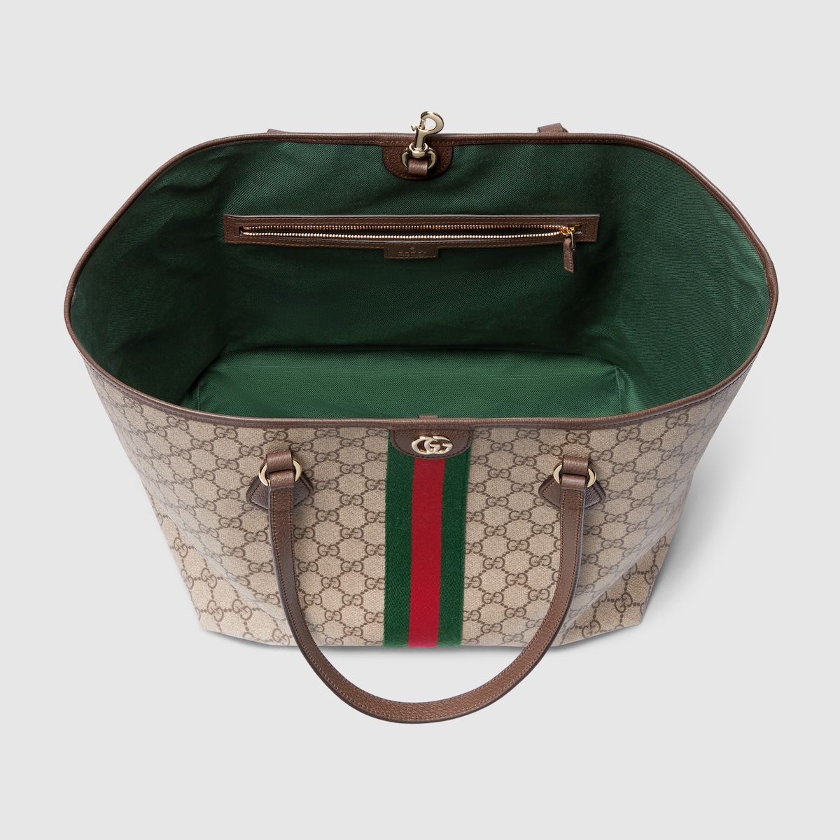 Gucci Ophidia GG large tote beige ebony GG supreme canvas 2024
