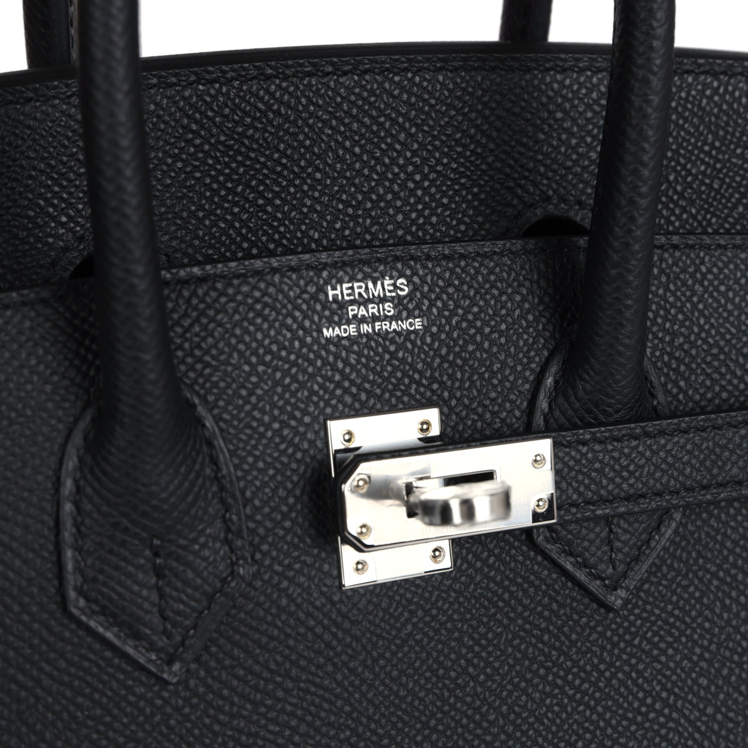 Hermès Birkin 25 Epsom leather palladium hardware black