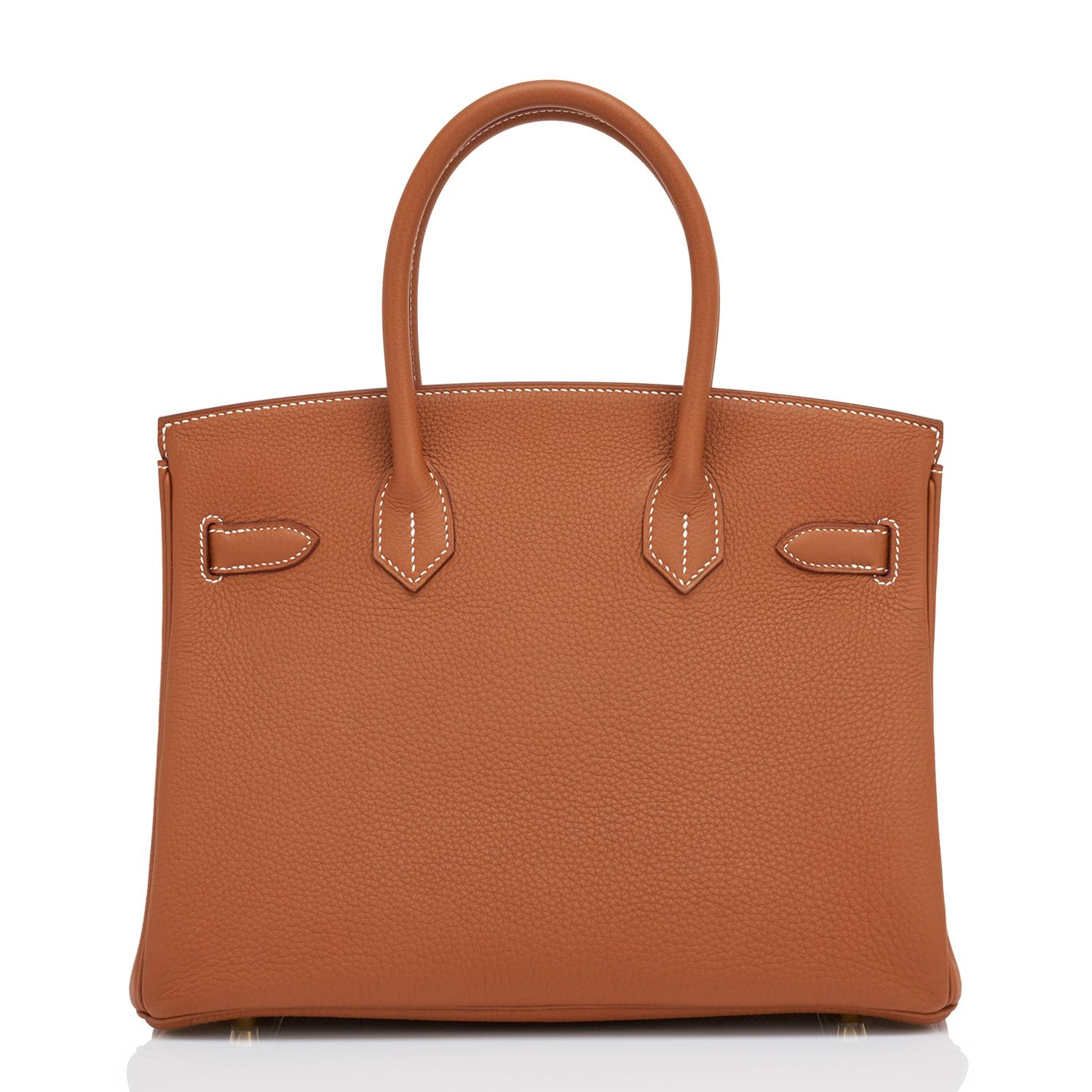 Hermes Birkin 30 Togo leather gold tan 2024