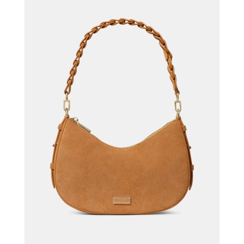 Kate Spade Carter Nylon Small Pleated Crossbody bag neutral