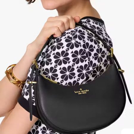 Kate Spade Nova Crescent Shoulder Bag Black KK949