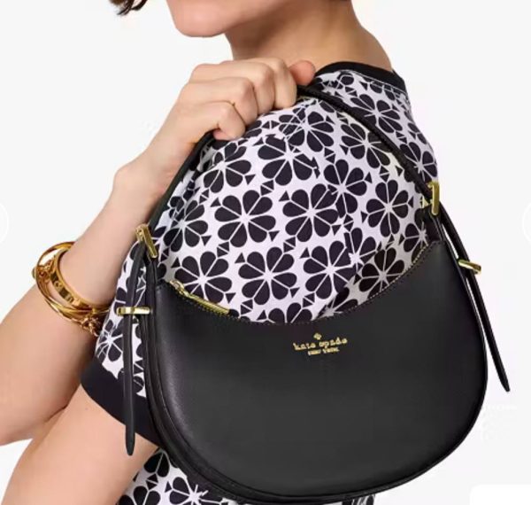 Kate Spade Nova Crescent Shoulder Bag Black KK949