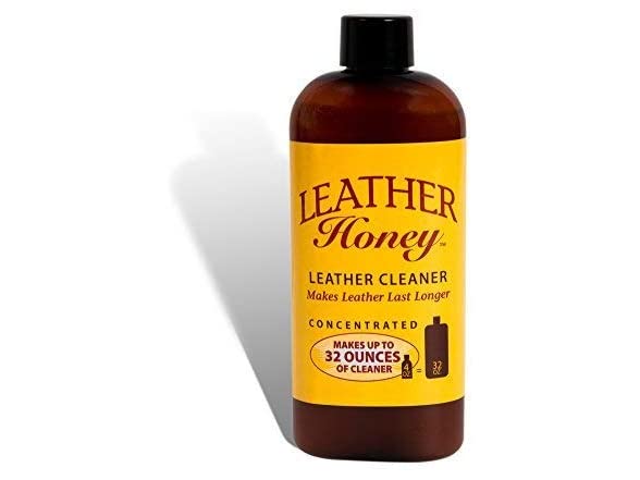Leather Honey leather conditioner amber bottle USA professional
