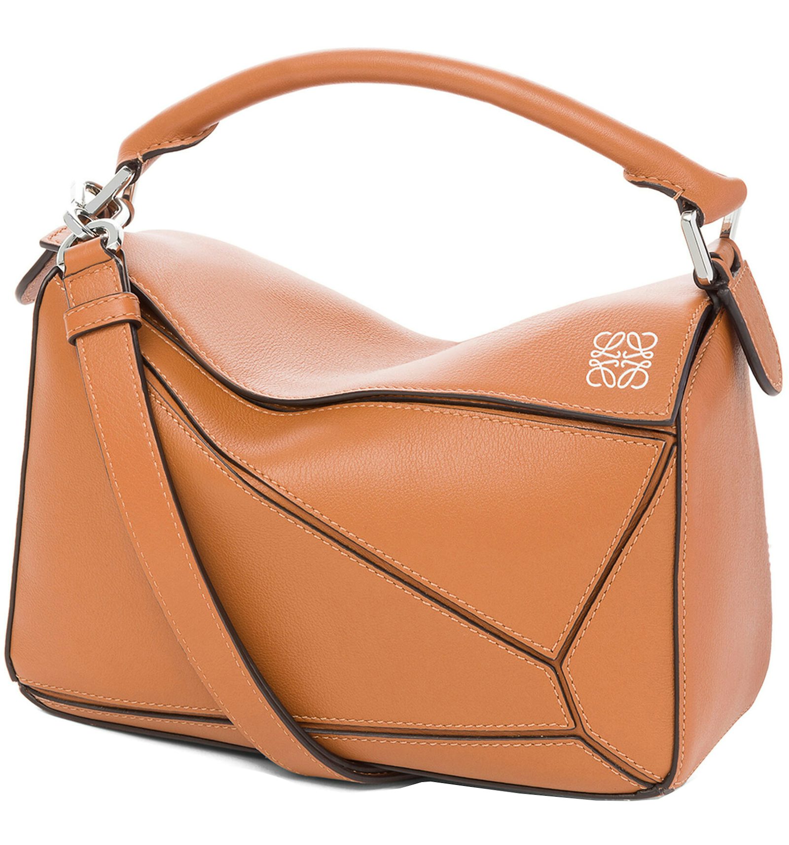 Loewe Puzzle Bag Small tan classic calfskin leather 2025