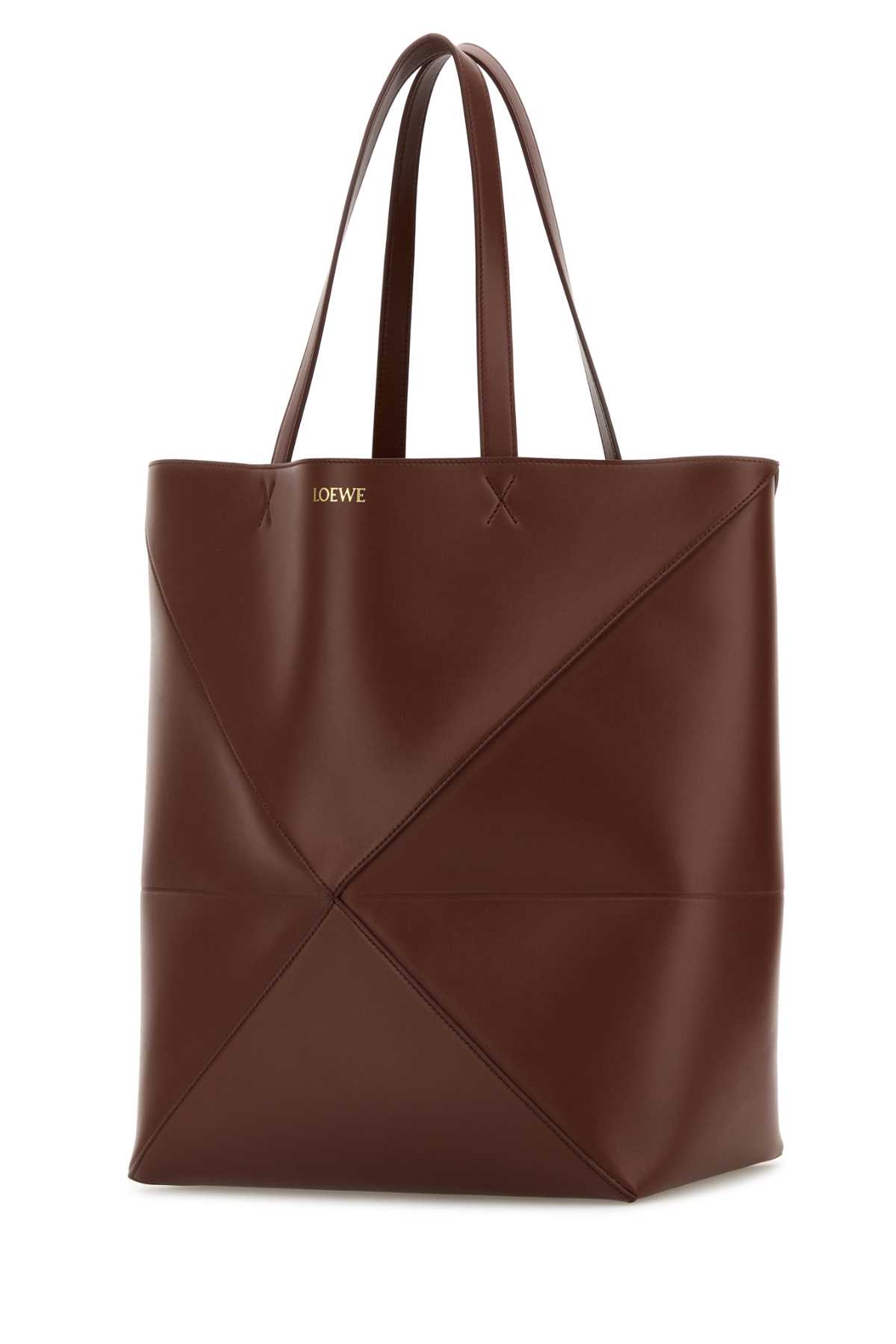 Loewe Puzzle Fold Tote large tan leather 2024