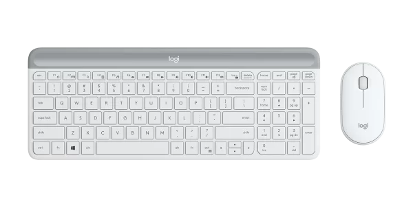 Logitech MK470 Slim Wireless Keyboard and Mouse Combo Off White - Preorder