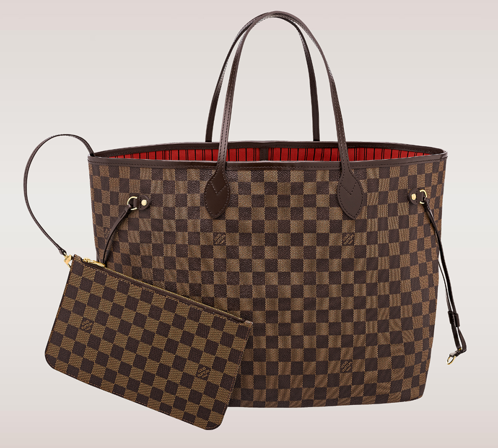 Louis Vuitton Neverfull MM Damier Ebene tote bag 2024