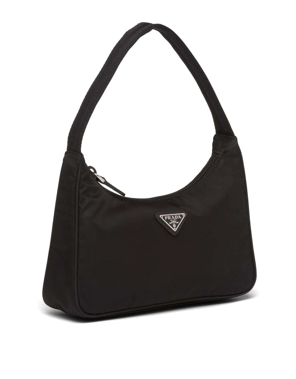 Prada Re-Edition 2000 mini bag black nylon gold hardware
