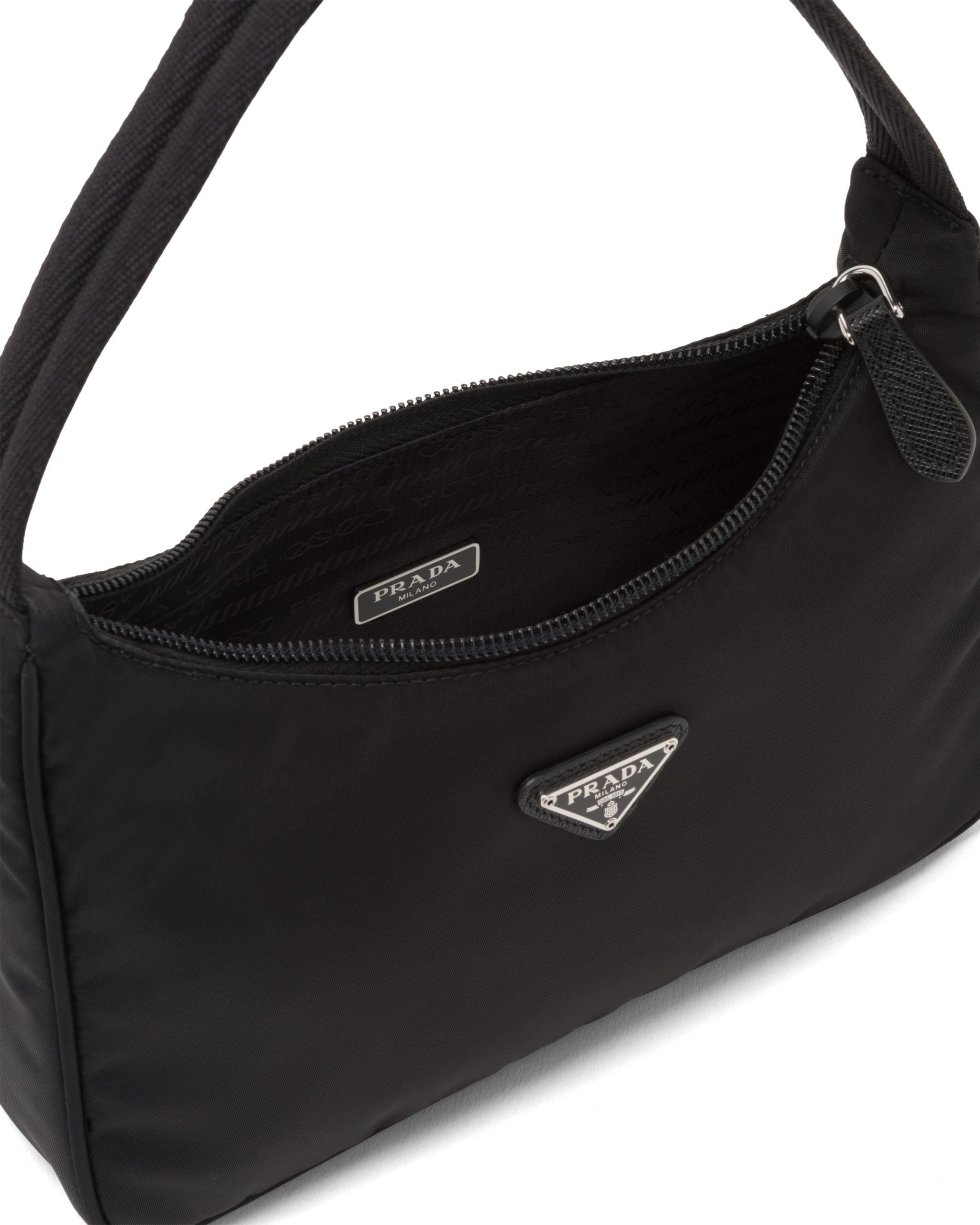 Prada Re-Edition 2000 mini nylon shoulder bag black 2024