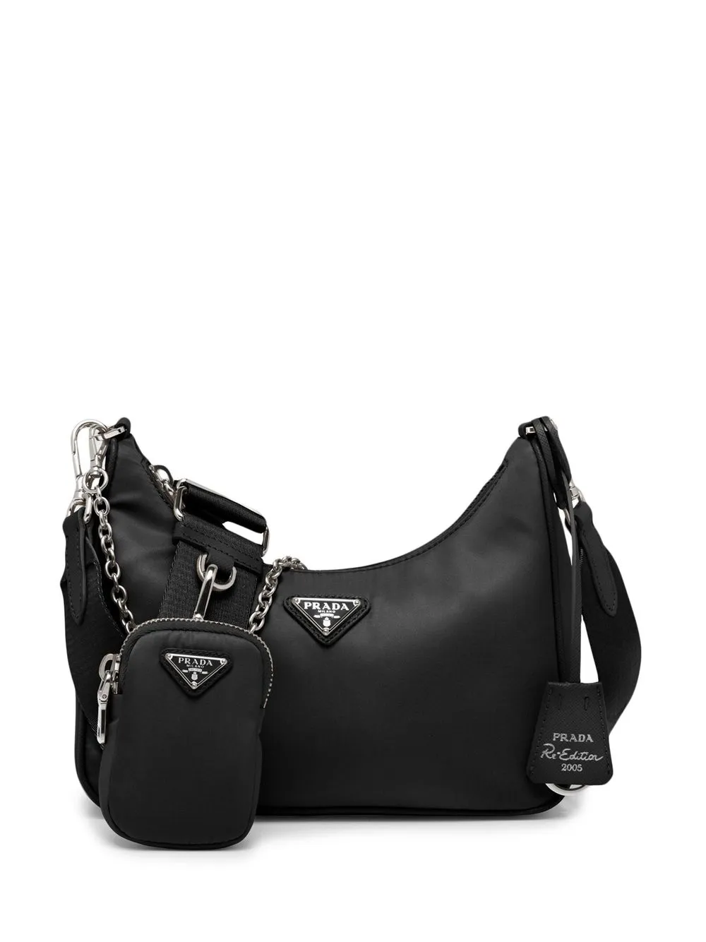 Prada Re-Edition 2005 Re-Nylon Black Shoulder Bag 2024