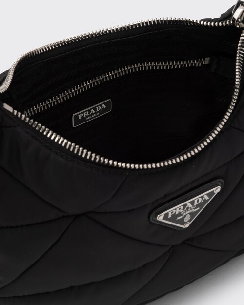 Prada Re-Nylon hobo shoulder bag black 2024