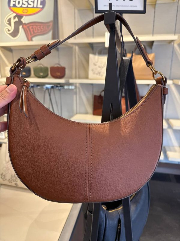 Fossil Shae Small Hobo Medium Brown - Ready Stock US - Ready Stock USA