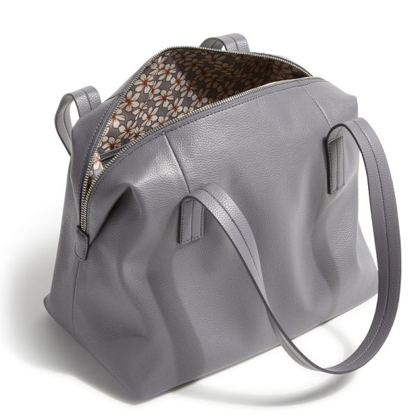 Vera Bradley Outlet Slouchy Satchel Quiet Shade - Preorder