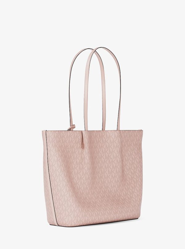 Michael Kors Carson Large Signature Logo Tote Bag Powder Blush - Preorder