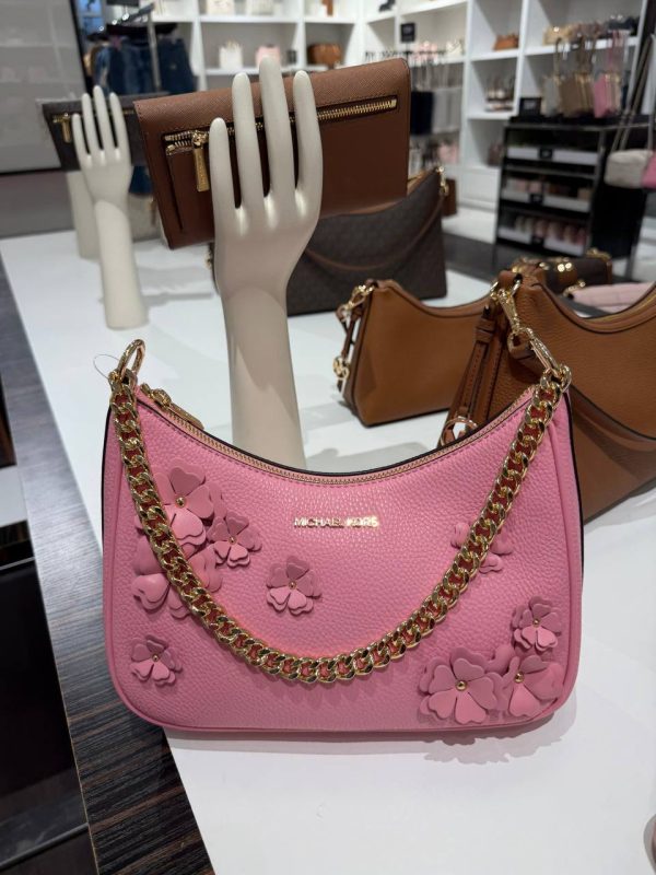 Michael Kors Jet Set Travel Large Embellished Pouchette Crossbody Bag - Preorder