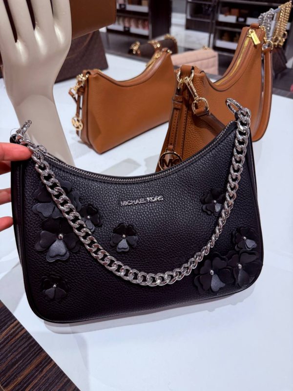 Michael Kors Jet Set Travel Large Embellished Pouchette Crossbody Bag - Preorder