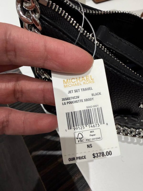 Michael Kors Jet Set Travel Large Embellished Pouchette Crossbody Bag - Preorder