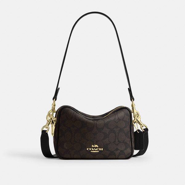 Coach Mini Carey Crossbody Bag In Signature Canvas - Preorder