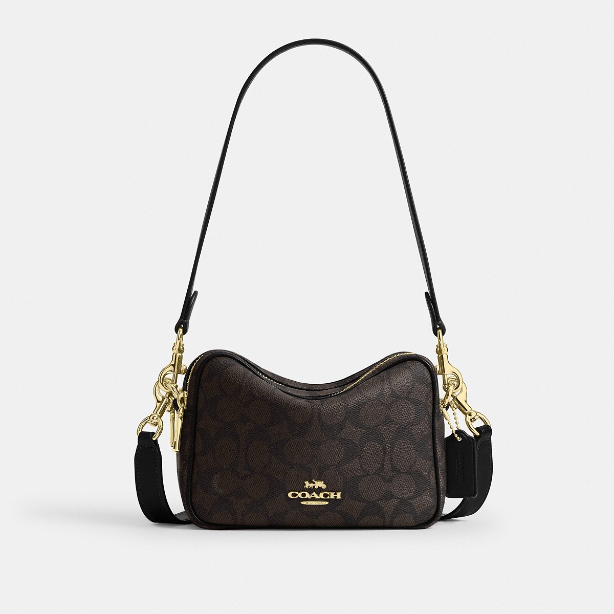 Coach Mini Carey Crossbody Bag In Signature Canvas - Preorder - Image 10