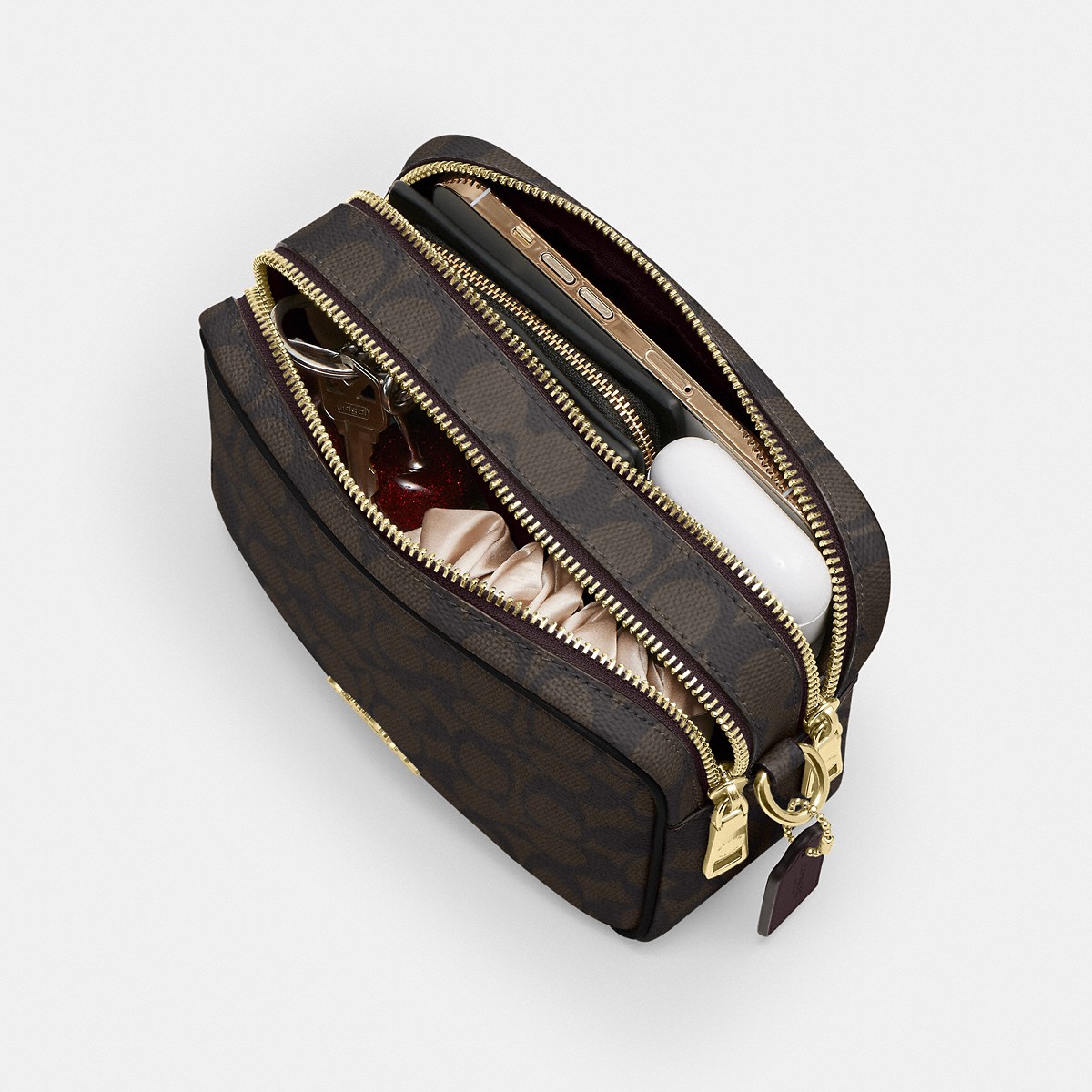 Coach Mini Carey Crossbody Bag In Signature Canvas - Preorder - Image 12