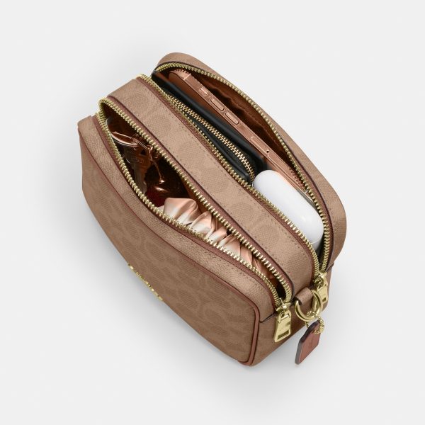 Coach Mini Carey Crossbody Bag In Signature Canvas - Preorder