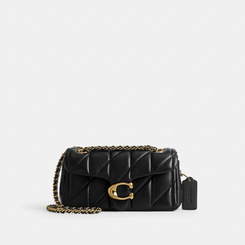 Coach Fiona Zip Tote tan signature canvas leather tote bag student
