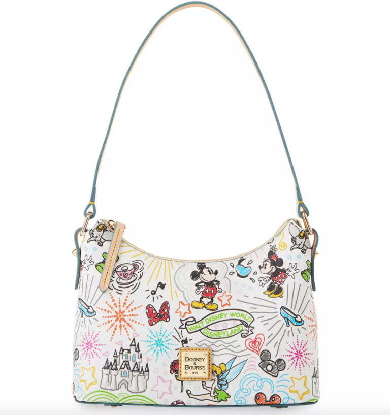 Dooney Bourke Disney Sketch Baguette Bag 2026 nylon shoulder carry