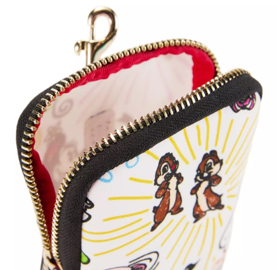 Dooney Bourke Disney Sketch Charm Pouch 2026 Chip Dale Mickey Minnie nylon