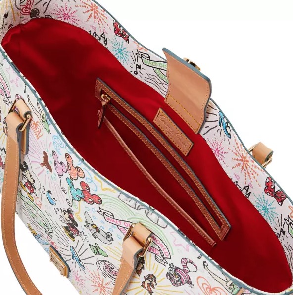 Dooney Bourke Disney Sketch Tote Bag 2026 nylon Mickey Mouse Tinker Bell