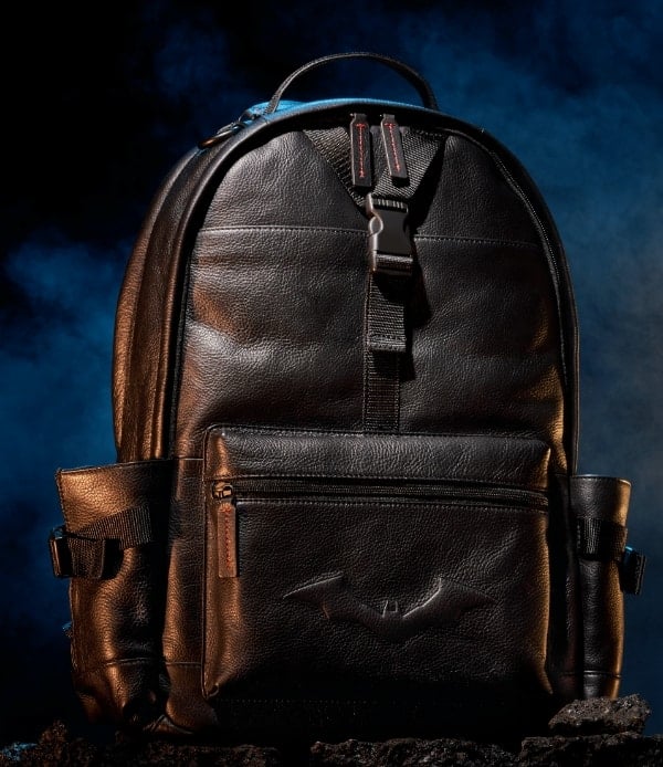 Fossil leather backpack dark brown structured 2025 lifestyle men