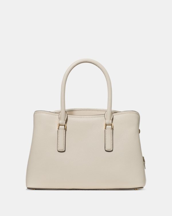 Kate Spade Thompson Street Floral Small Satchel Bag Cashew Milk - Ready Stock USA