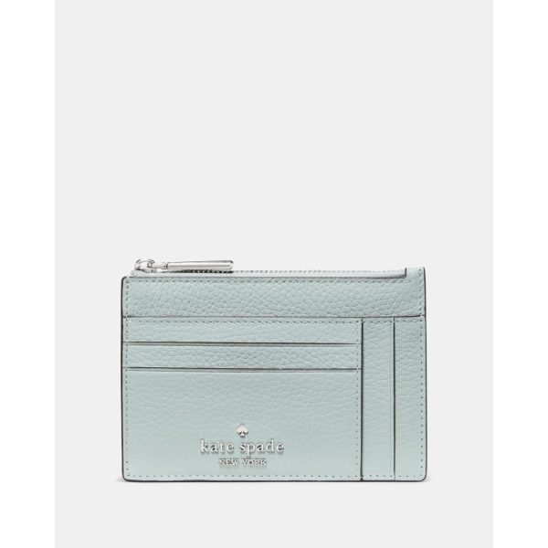Kate Spade Large Slim Card Holder Lake Mist - Preorder