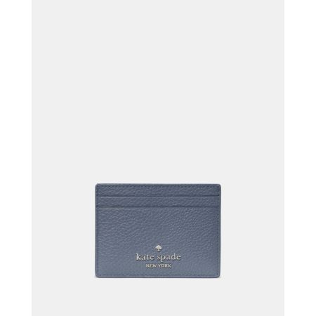 Kate Spade Small Slim Card Holder Cinder Grey - Preorder