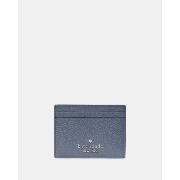 Kate Spade Small Slim Card Holder Cinder Grey - Preorder
