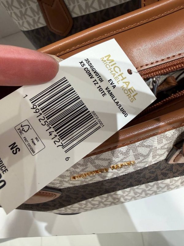 Michael Kors Eva Extra-Small Convertible Top-Zip Tote Bag - Preorder