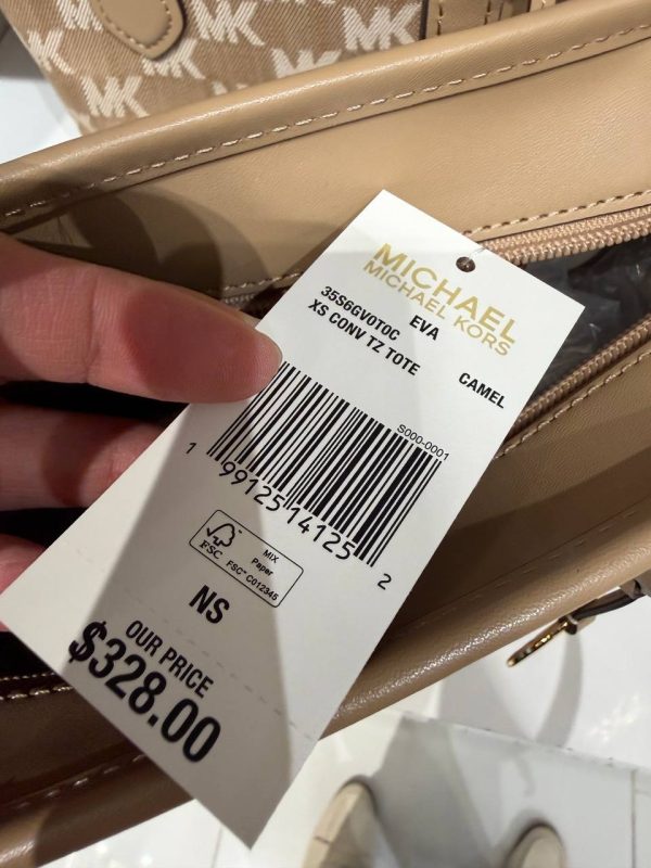 Michael Kors Eva Extra-Small Convertible Top-Zip Tote Bag - Preorder