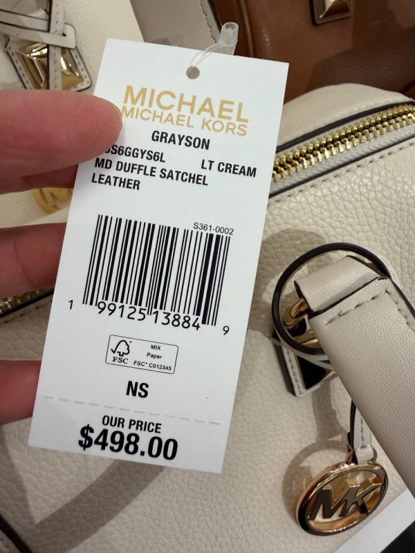 Michael Kors Grayson Medium Pebbled Leather Duffel Satchel - Preorder