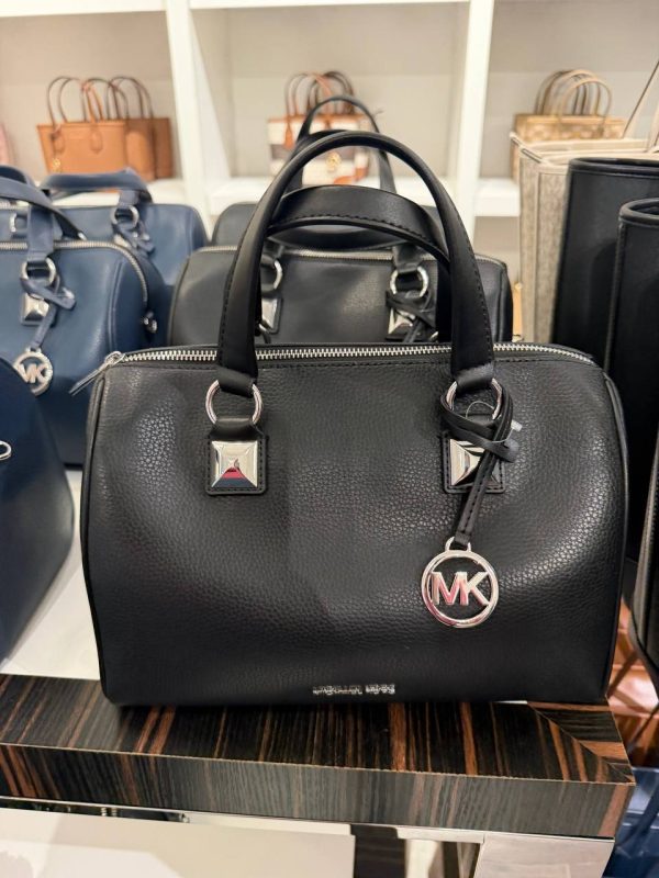 Michael Kors Grayson Medium Pebbled Leather Duffel Satchel - Preorder