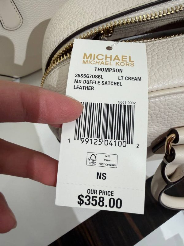 Michael Kors Thompson Medium Duffle Satchel - Preorder