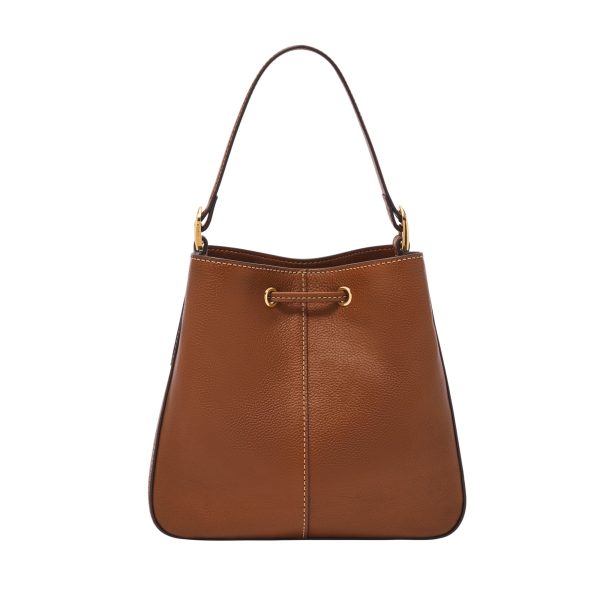 Fossil Tessa Bucket Crossbody Medium Brown