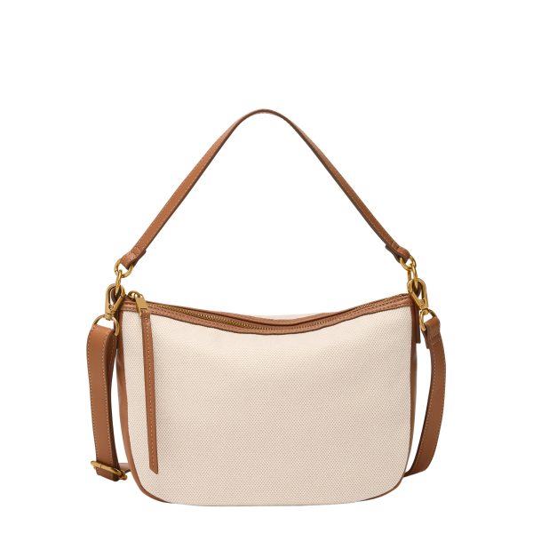 Fossil Skylar Contrast Color Crossbody Bag White