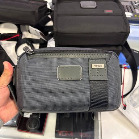 TUMI Area Crossbody Seal Grey - Preorder