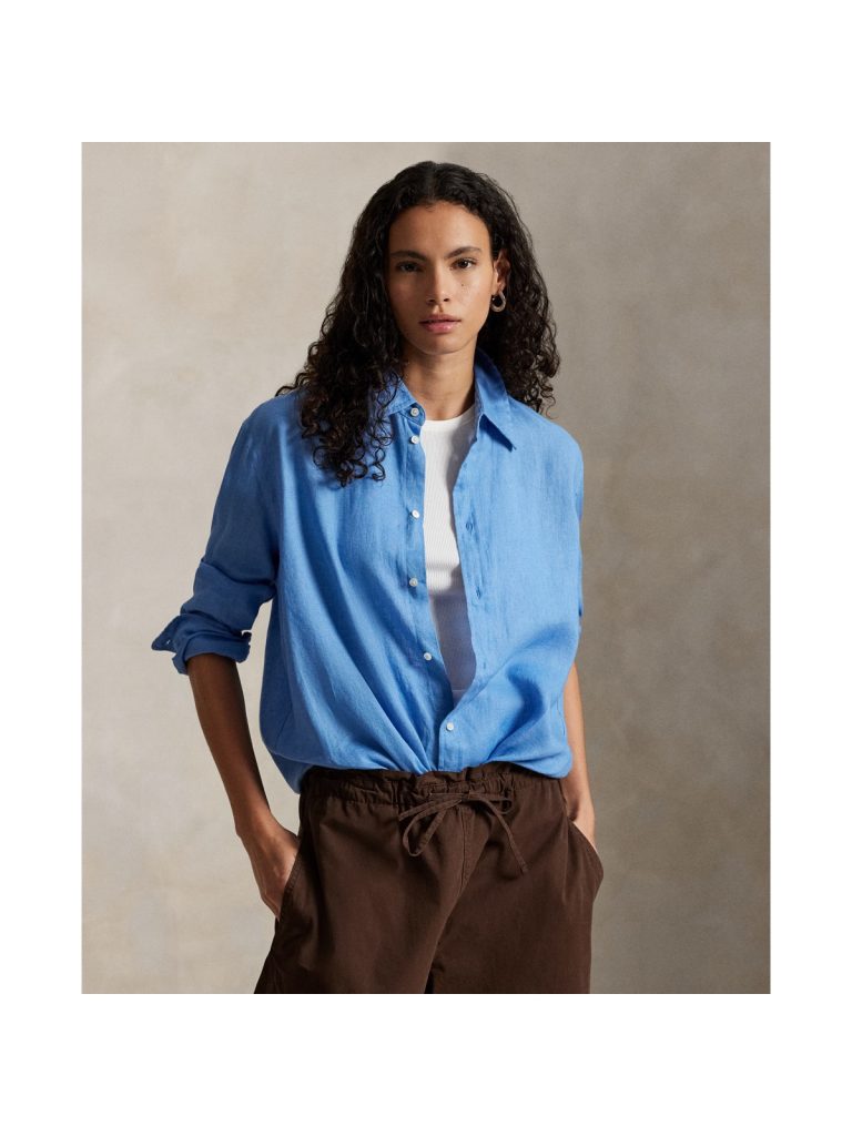 Polo Ralph Lauren Oversize Fit Linen Shirt - Preorder