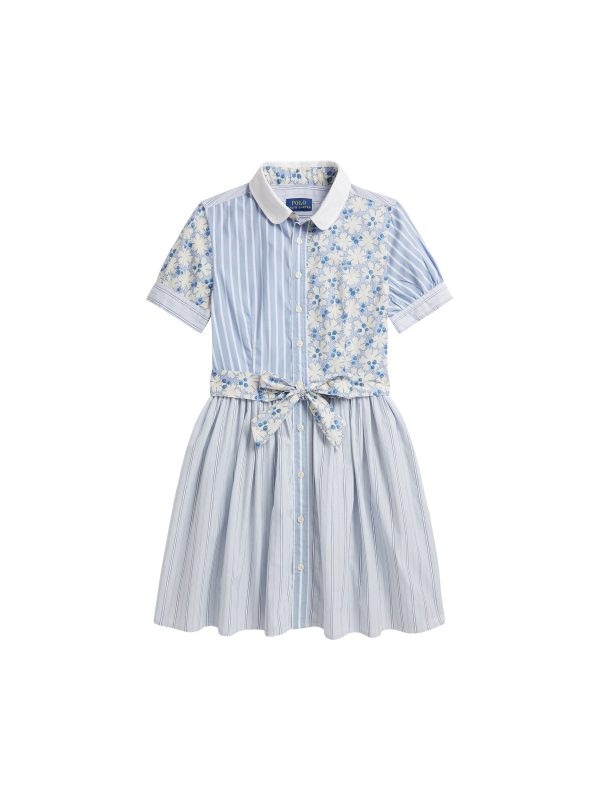 Polo Ralph Lauren Cotton Poplin Fun Shirtdress in Multi