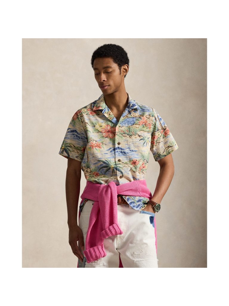 Polo Ralph Lauren Classic Fit Seersucker Camp Shirt - Preorder